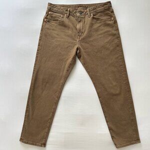 American Eagle EasyFlex Athletic Fit Jeans Mens 36x30 Khaki - AE